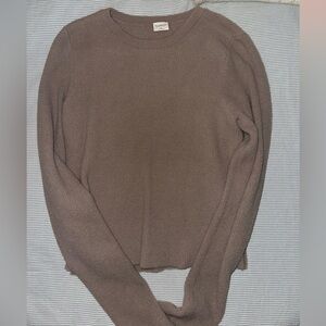 Abercrombie & Fitch Soft Collection Taupe Crew Neck sweater M